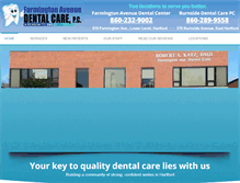 Tablet Screenshot of farmingtonavedentalcare.com